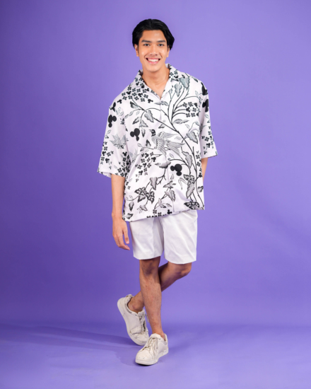 Bowling Shirt Tirta Disney 100 Gray