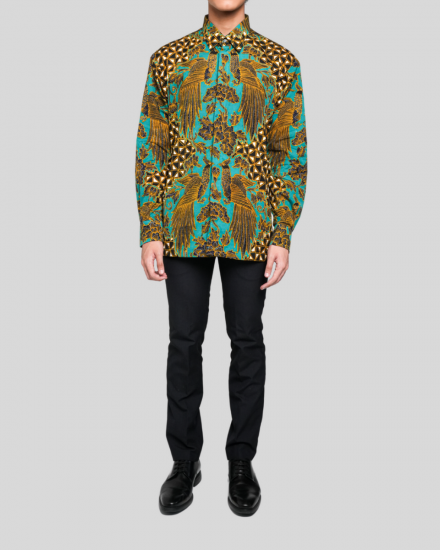 Ceplok Jalak Kembang Seling Poleng